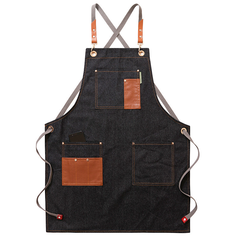 Fashionable Men's Wear-resistant Work Clothes Aprons