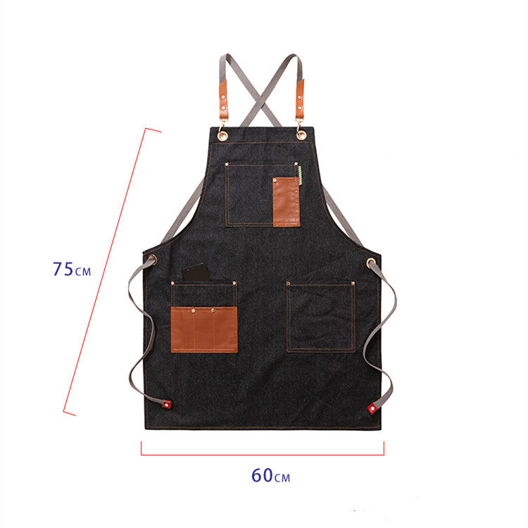 Fashionable Men's Wear-resistant Work Clothes Aprons
