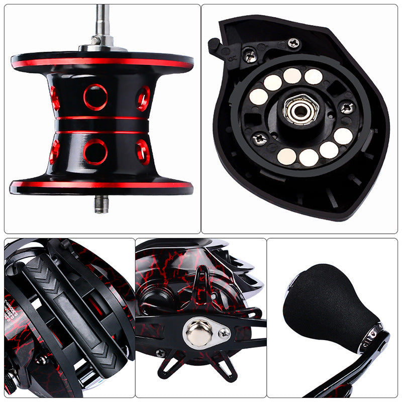 Metal wire cup fishing reel Baitcaster
