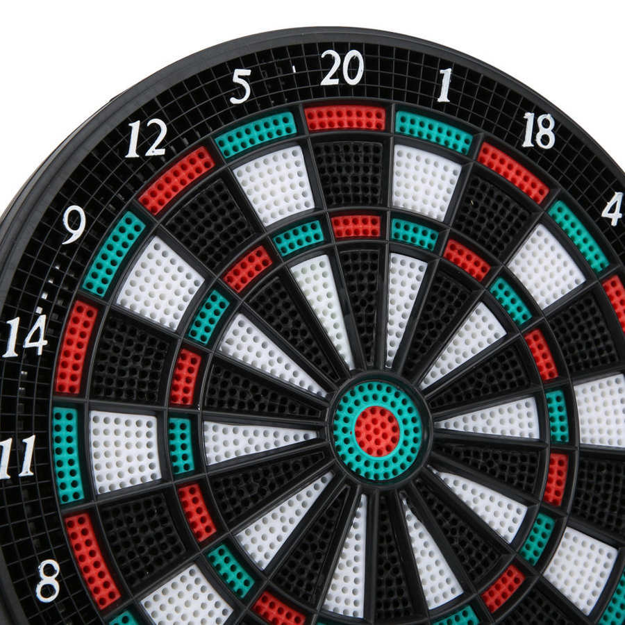 Automatic scoring soft dart board
