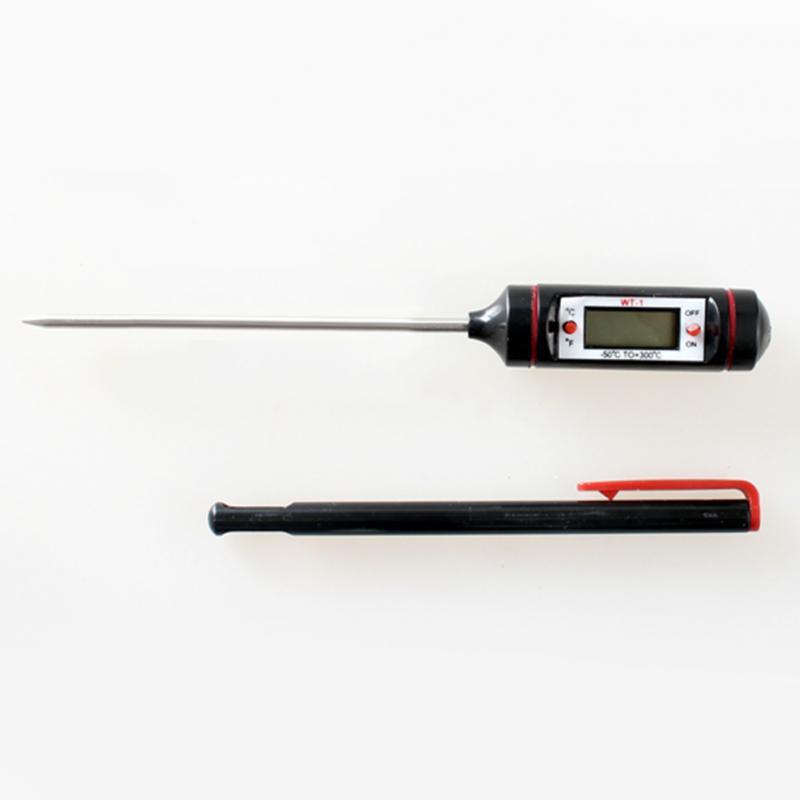 Stainless steel pen thermometer