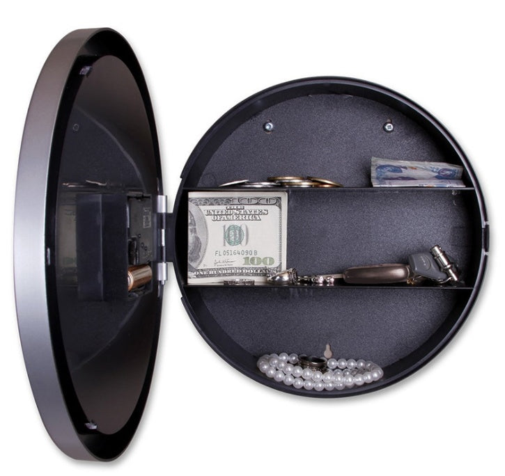 Clock safe jewelry safe storage clock