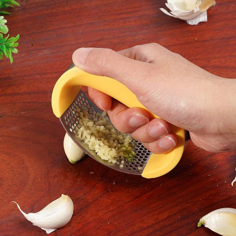 Stainless Steel Garlic Masher Garlic Press Household Manual Tools Kitchen Gadgets