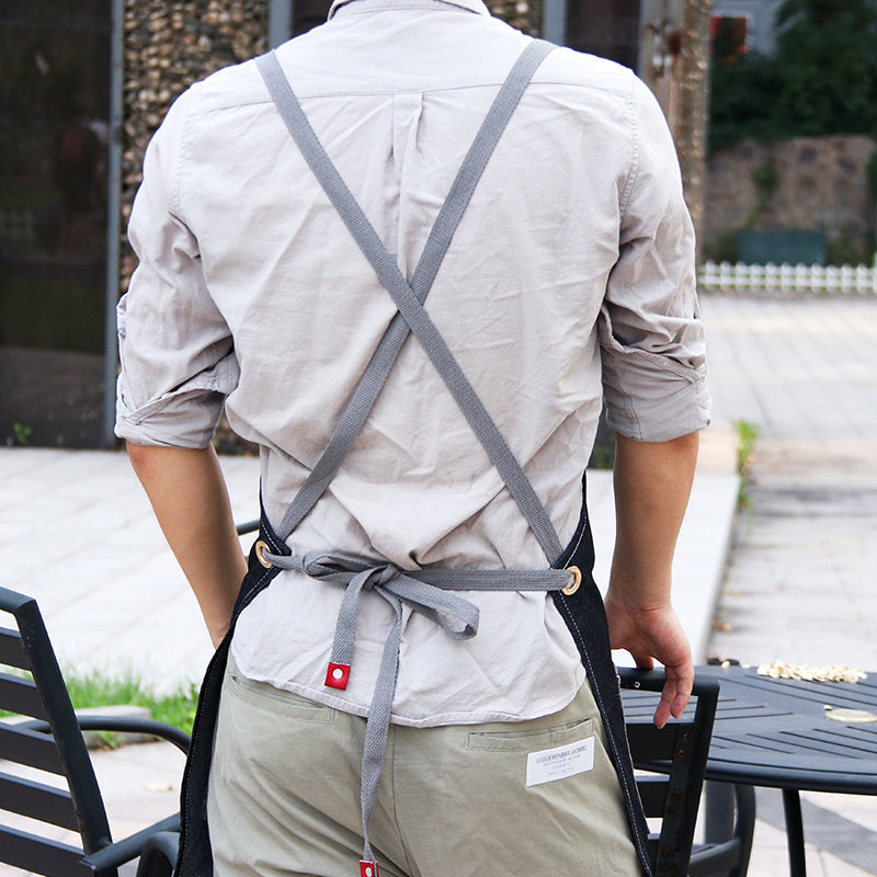 Fashionable Men's Wear-resistant Work Clothes Aprons