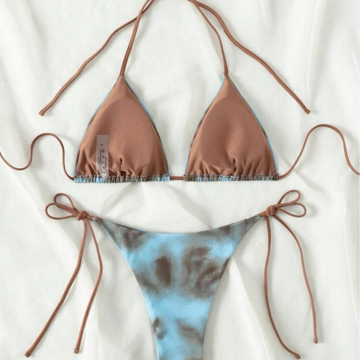 Women's Two-piece Swimsuit Sexy Lacing Three-point Bikini