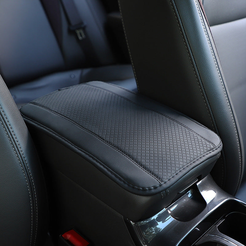 Automotive Fiber Leather Embossed Armrest Box Mat