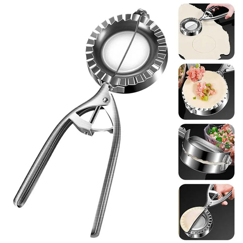 Kitchen Dumpling Mold Stainless Steel Pressing Home Baking Manual Kitchen Gadgets