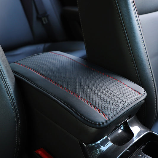 Automotive Fiber Leather Embossed Armrest Box Mat