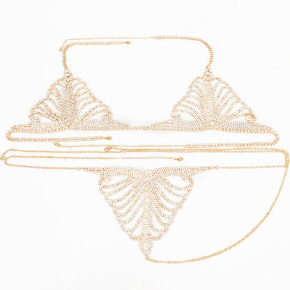 Fashion Bra Thong Body Chain Women