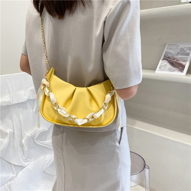 Underarm Bag Texture Stylish Crossbody Fold Cloud Bag