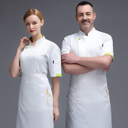Hotel Chef Workwear Short Sleeve Baking Top