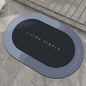 Bath Super Absorbent Mat Quick Drying Bathroom Carpet Modern Simple Non-Slip Floor Mats Home
