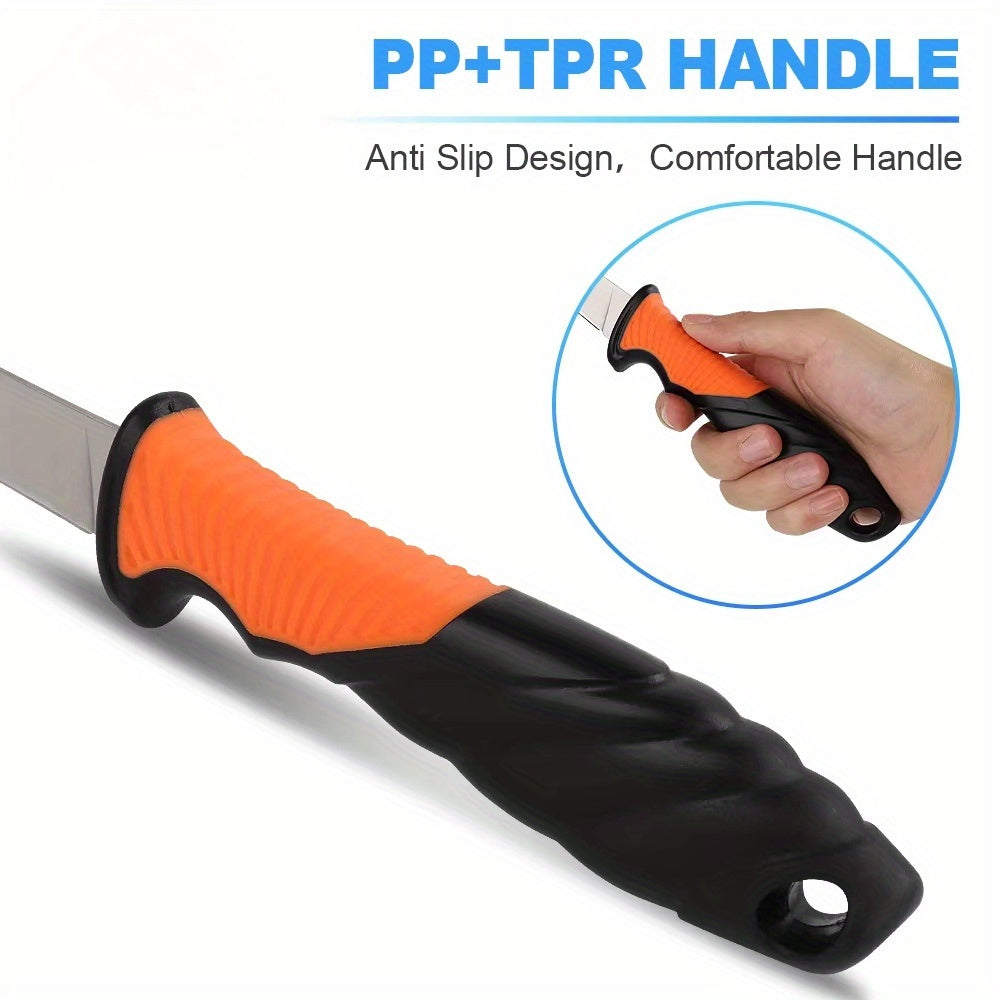 Fisherman's Knife With Orange Handle