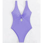 Solid Color Bikini Swimsuit Beach Apparel