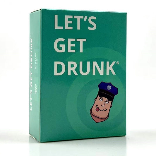 English Let's Get Drunk Party Board Games Card