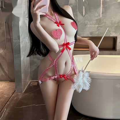 Sexy Open Crotch Jumpsuit Lingerie