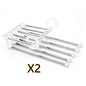 5 In 1 Wardrobe Hanger Multi-functional Clothes Hangers Stainless Steel Magic Wardrobe Clothing Hangers For Clothes Rack