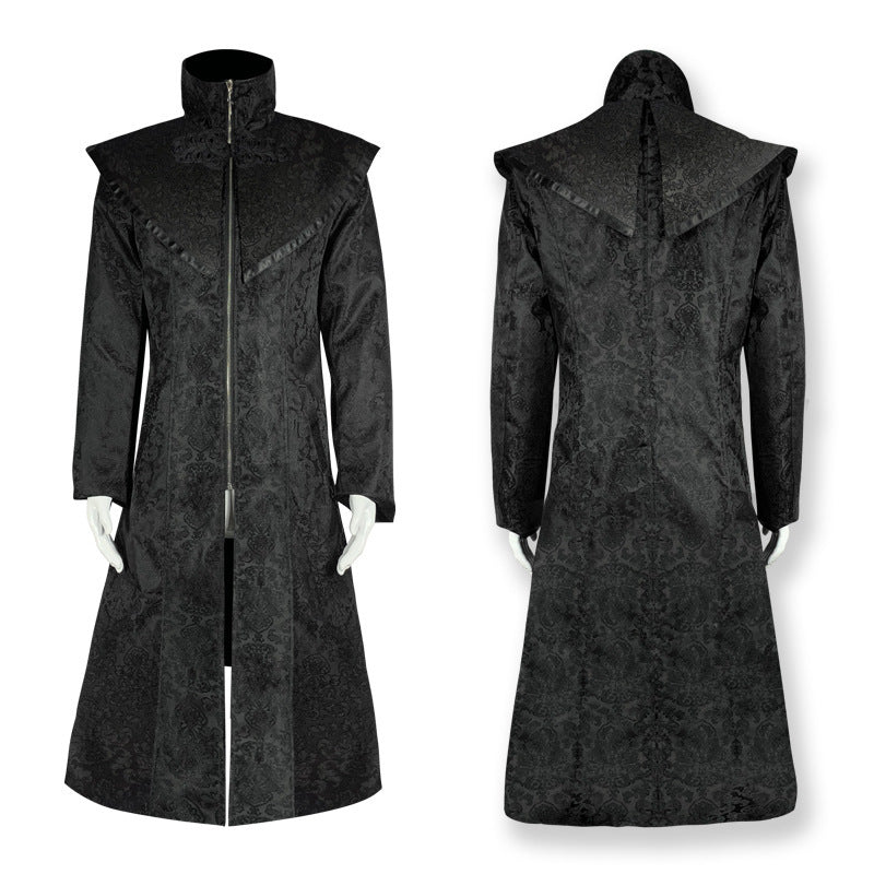 Medieval Gothic Mid-length Coat Cosplay Clothing
