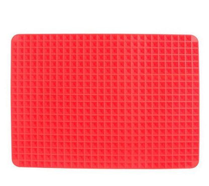 Non-Stick Silicone Pyramid Cooking Baking Mat With Grid Versatile Heat-Resistant Mat Kitchen Tools Kitchen Gadgets