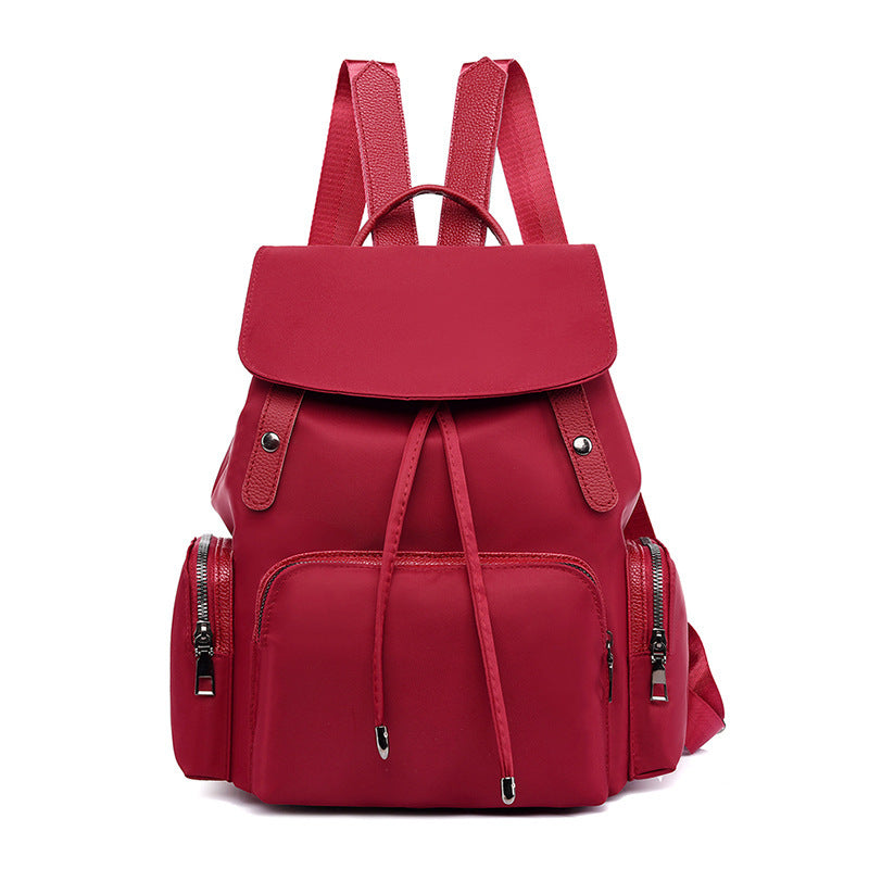 Oxford Cloth Light Backpack Large Capacity Schoolbag