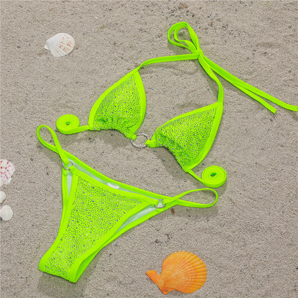 New Sexy Bikini Diamond-Studded Female Swimsuit Bikini