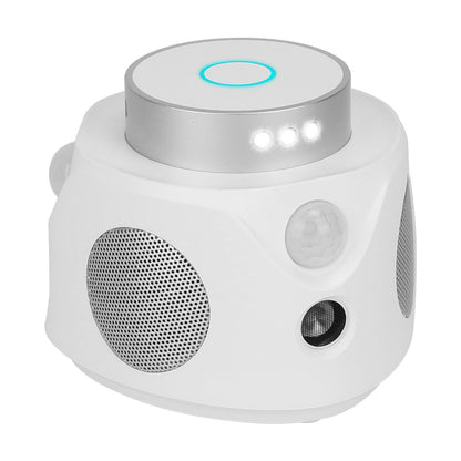 1Pc 360 Degree Ultrasonic Mice Repellent Indoor Rodent Repeller Mice Rat Squirrel Rodent Chaser With 3 Modes 9 Strobe Lights For Kitchen Living Room Attic Basement Warehouse Garage Barn