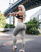 Yoga Pants with  Pockets Fitness Sports Elastic Skinny Pants