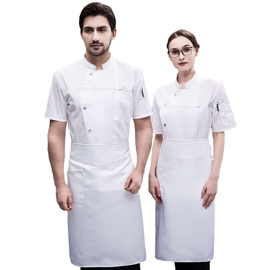 Chef Work Clothes Short Sleeved Catering Chef Clothes