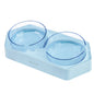 Hexagonal inclined bowl pet bowl