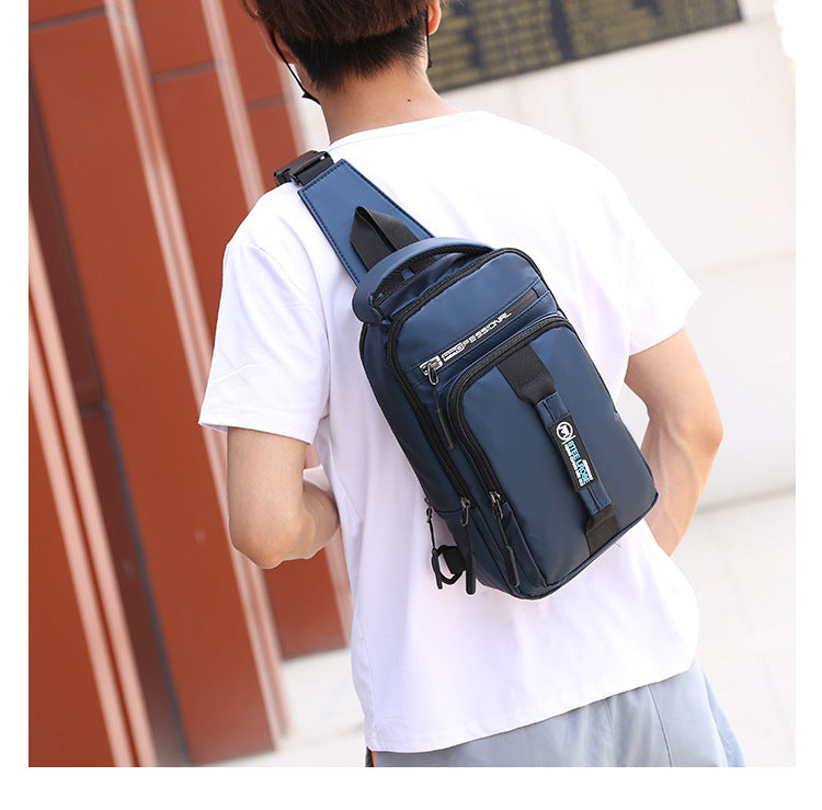 Men's outdoor waterproof diagonal bag