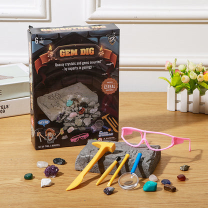 Gem Dig Kit Dig Up 17 Gems Science & Educational Toys Makes Great Kids Activities