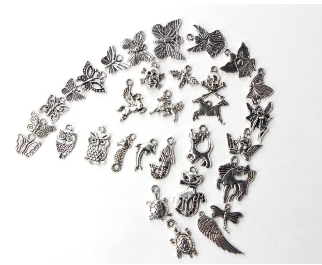 Factory direct 100 Tibetan silver accessories Bracelet accessories Pendant diy accessories