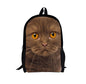 Cat Backpack Cute 3D Animal Denim Backpacks for Children Boys Girls Casual Kids School Bag Mochila Travel Backpack