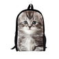 Cat Backpack Cute 3D Animal Denim Backpacks for Children Boys Girls Casual Kids School Bag Mochila Travel Backpack