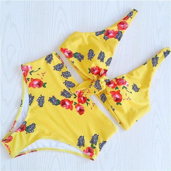 Bikini knotted swimsuit Cute Beachwear