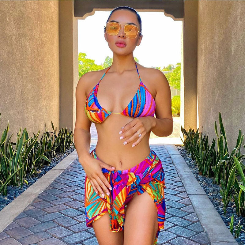 Swimsuit Sexy Three-Piece Bikini Swimwear