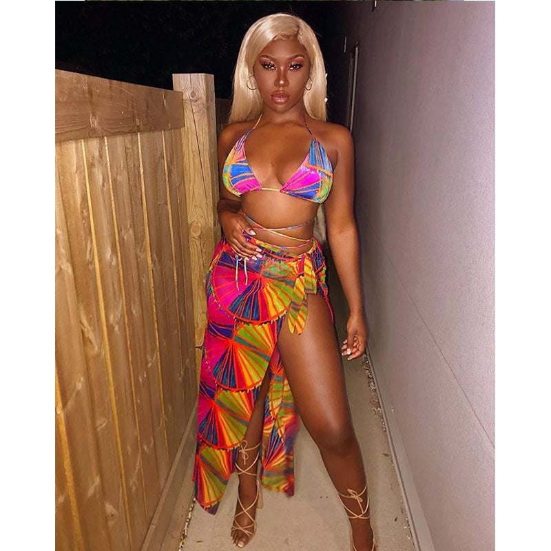 Swimsuit Sexy Three-Piece Bikini Swimwear