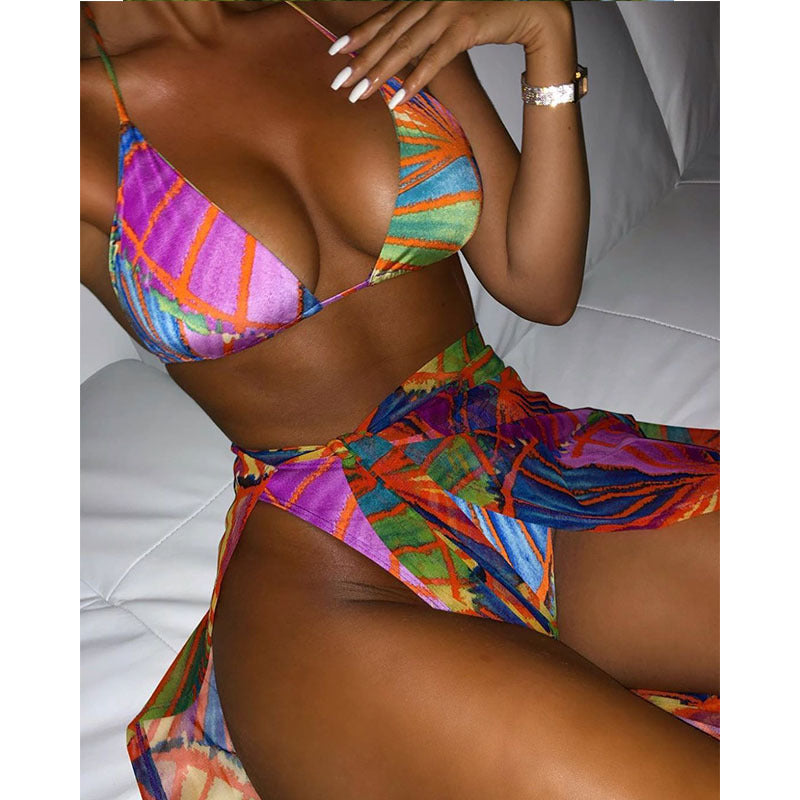 Swimsuit Sexy Three-Piece Bikini Swimwear