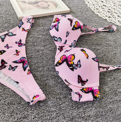Bikini Sexy Butterfly Print Bikini High Quality Swimsuit Women