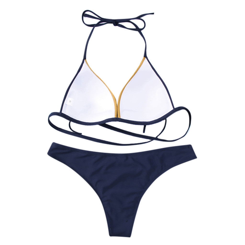 New Printed Split Swimsuit Sexy Split Swimsuit Bikini