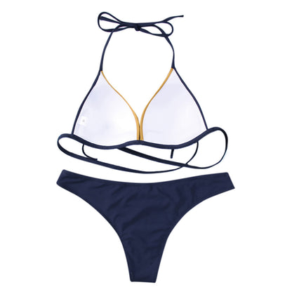 New Printed Split Swimsuit Sexy Split Swimsuit Bikini