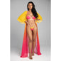 Sexy Gradient Swimwear Bikini Split Swimsuit