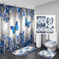Shower Curtain Bath Mat Bathroom Rugs