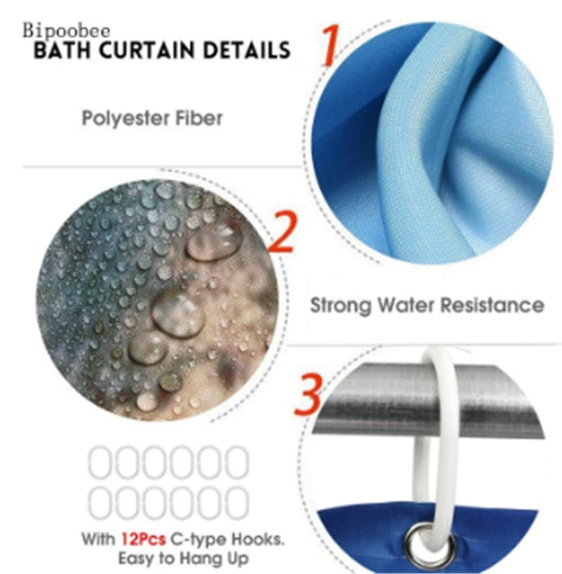 Shower Curtain Bath Mat Bathroom Rugs