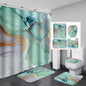 Shower Curtain Bathroom Home Decor seat cover floor mat u-shaped mat