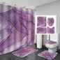 Shower Curtain Bathroom Home Decor seat cover floor mat u-shaped mat