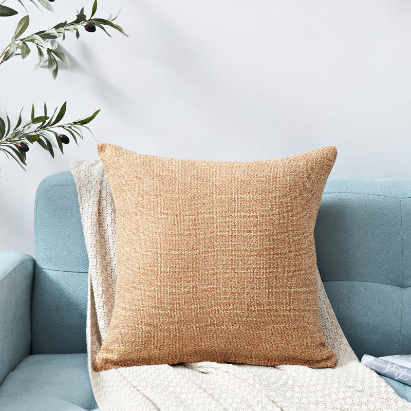 Pillows solid Chenille Plain for home office hug