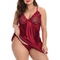 Woman Sexy Plus Size Suspender Skirt, Sexy Nightdress Teddy Lingerie