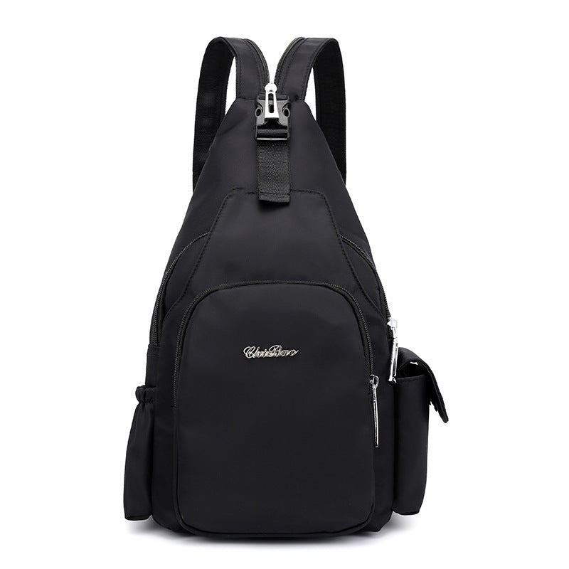 Simple Leisure Waterproof Nylon Cloth Backpack