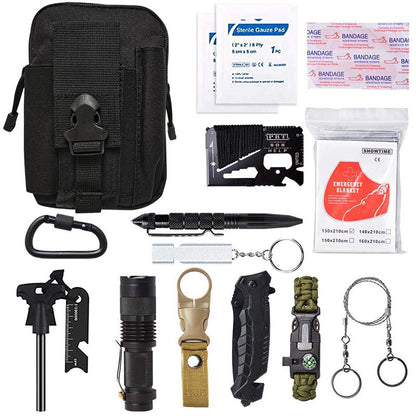 Amazon'S New Outdoor Camping Multi-Function Tool Wild Survival Equipment Sos Self-Defense Supplies